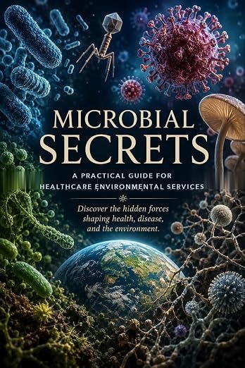 Microbial Secrets — Inside the World of Bacteria, Viruses, and Fungi: A PRACTICAL GUIDE FOR HEALTHCARE ENVIRONMENTAL SERVICES book cover